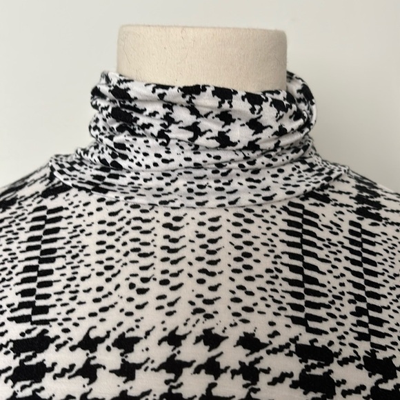 H&M x Richard Allen Modal Turtleneck Geometric S - Picture 4 of 7